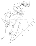 Page E Diagram and Parts List for 31AE553F401 1999 Yard Man Snow Blower